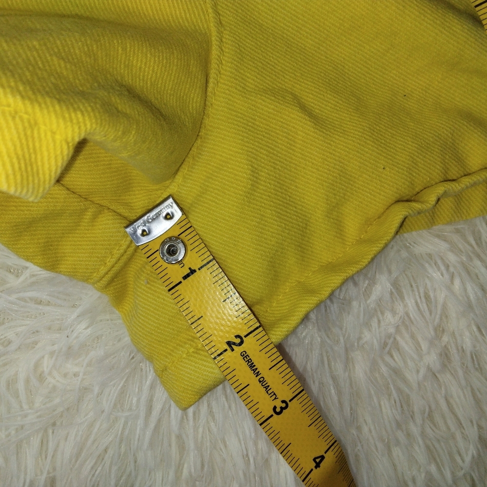 Zara Mustard Paperbag Shorts Size M - Picture 11 of 11